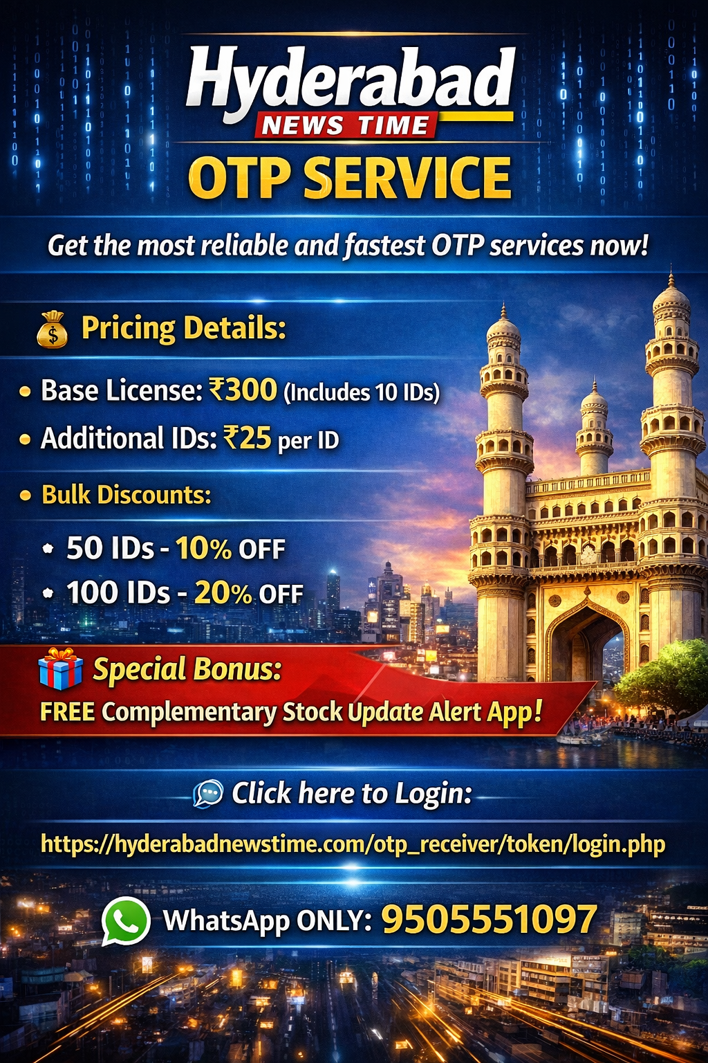 Hyderabad News Time OTP Service
